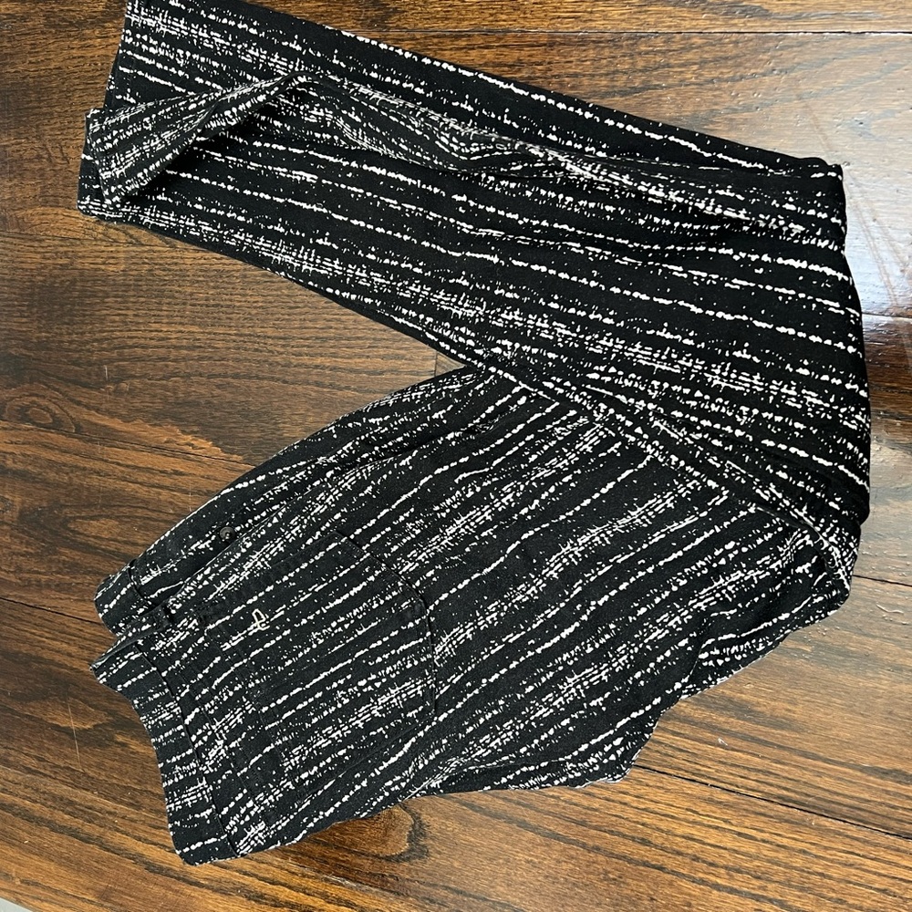 Rag & Bone Vertical Stripe Black And White Jean L… - image 4